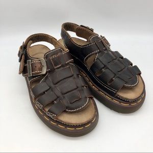 Dr. Martens Brown Platform Sandal